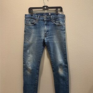Levi's Made & Crafted 511 Fit Paint Splattered Japanese Fabric Selvedge Denim